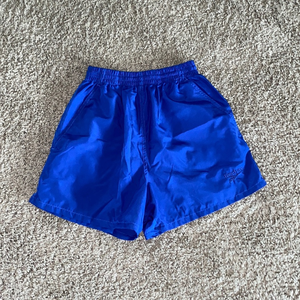 Reebok electric blue shorts sz: M fits like S